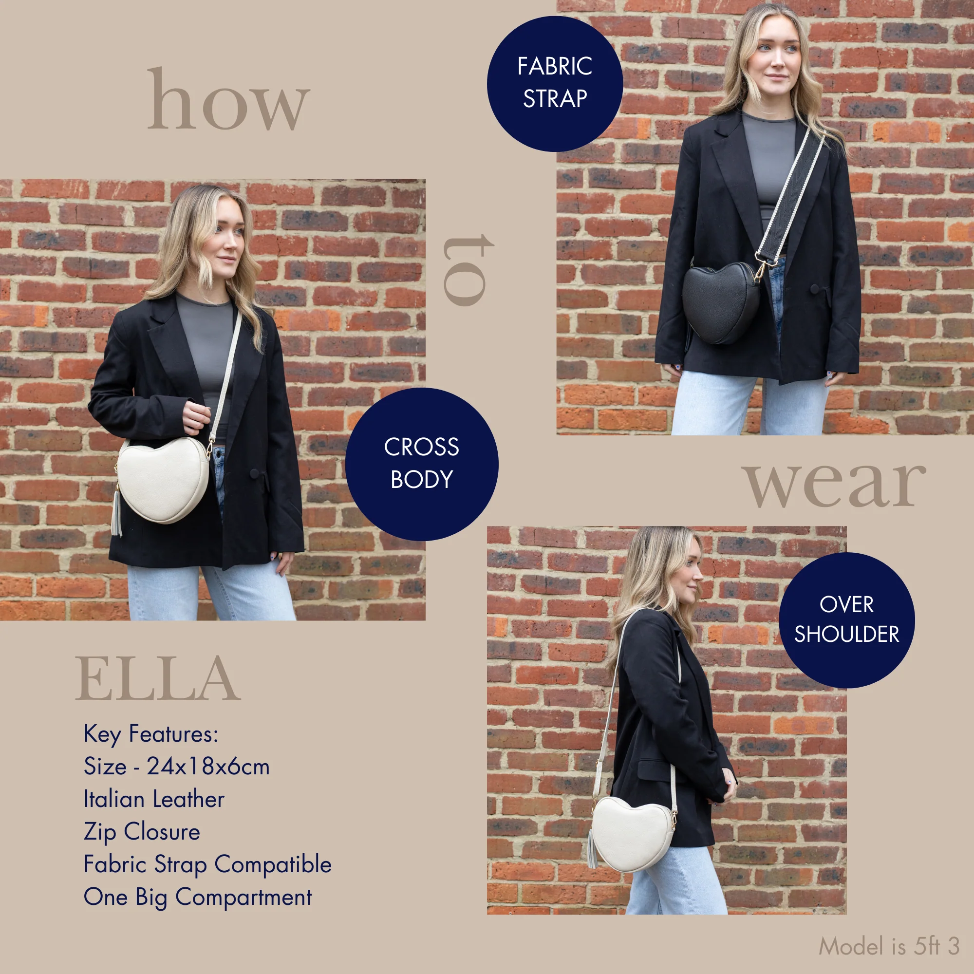 Ella Heart Bag - Image 9