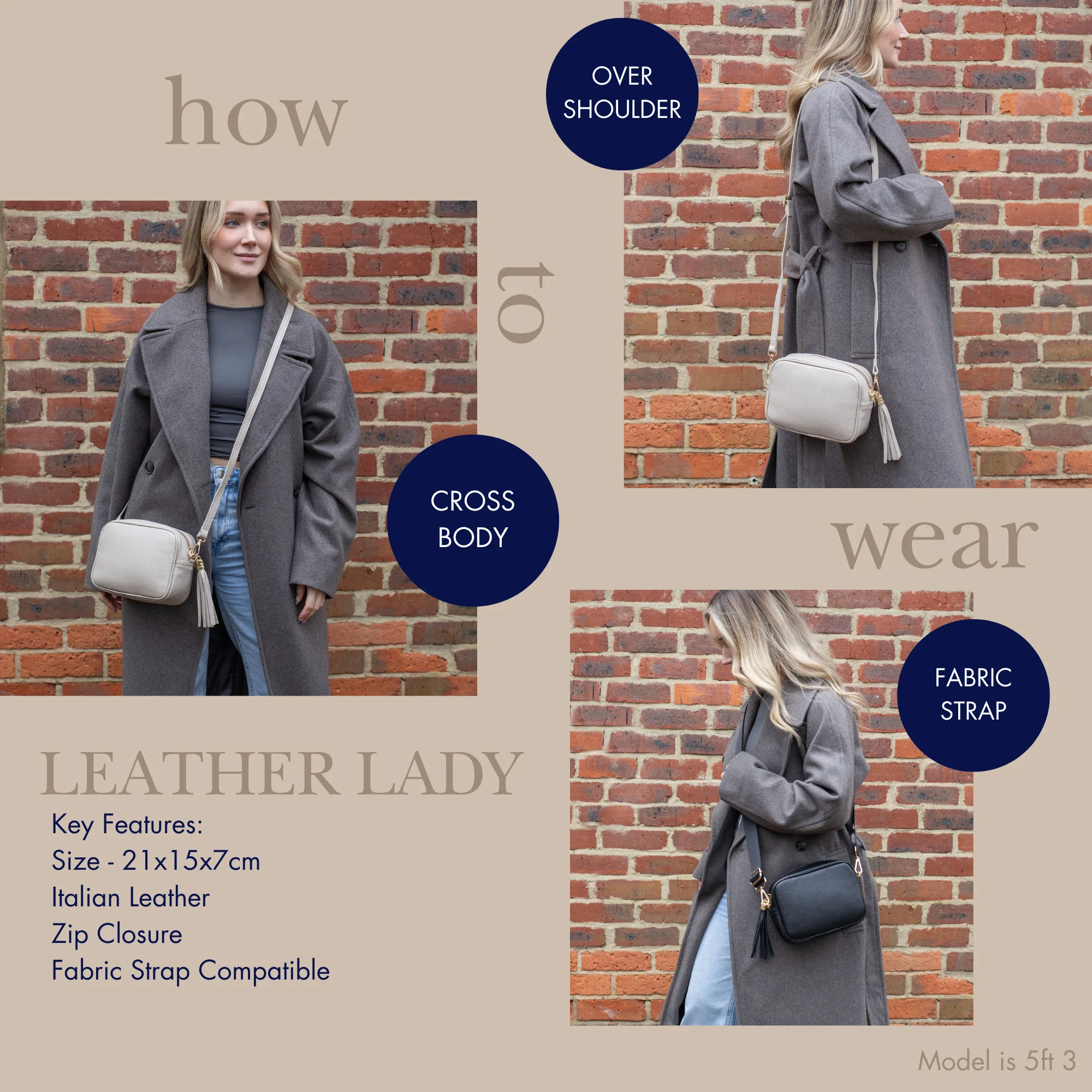 Leather Lady Cross Body Bag - Image 21