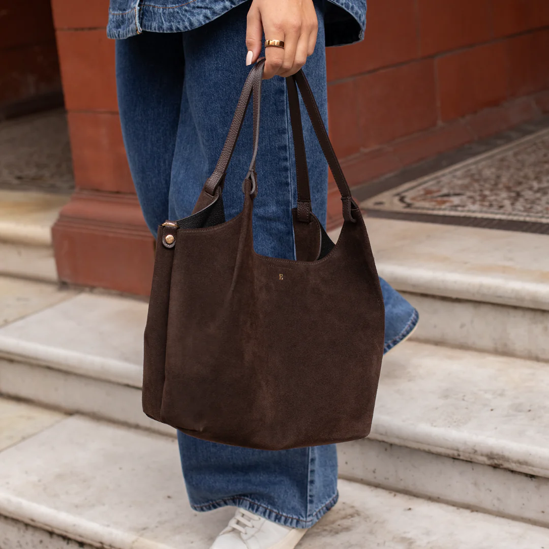 Suede Lily Tote Bag - Image 16