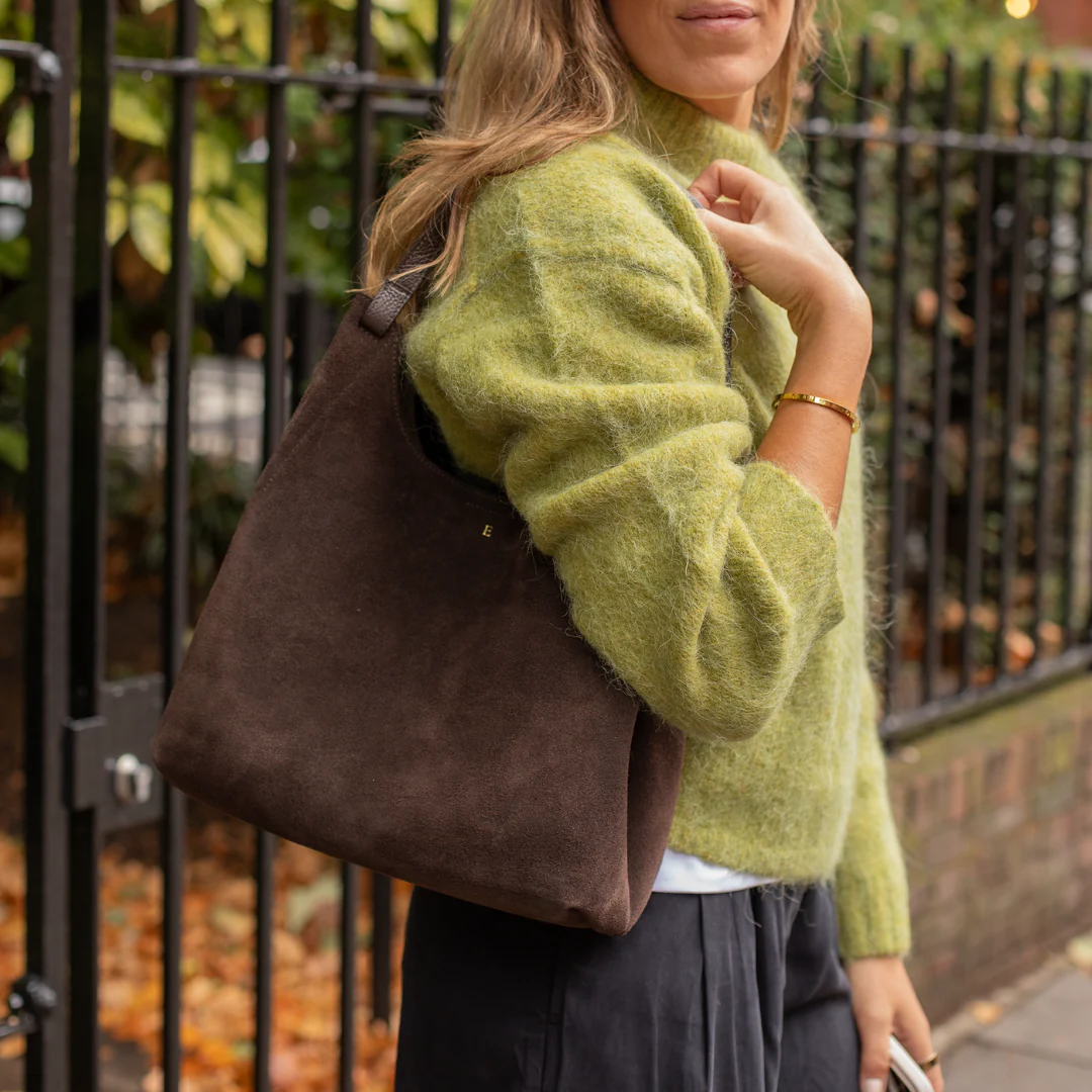 Suede Lily Tote Bag - Image 6