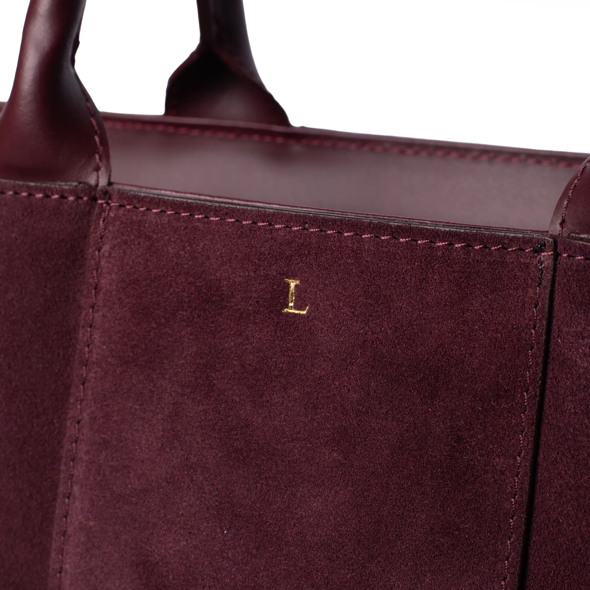 Suede Little Lettie Tote Outlet - Image 4