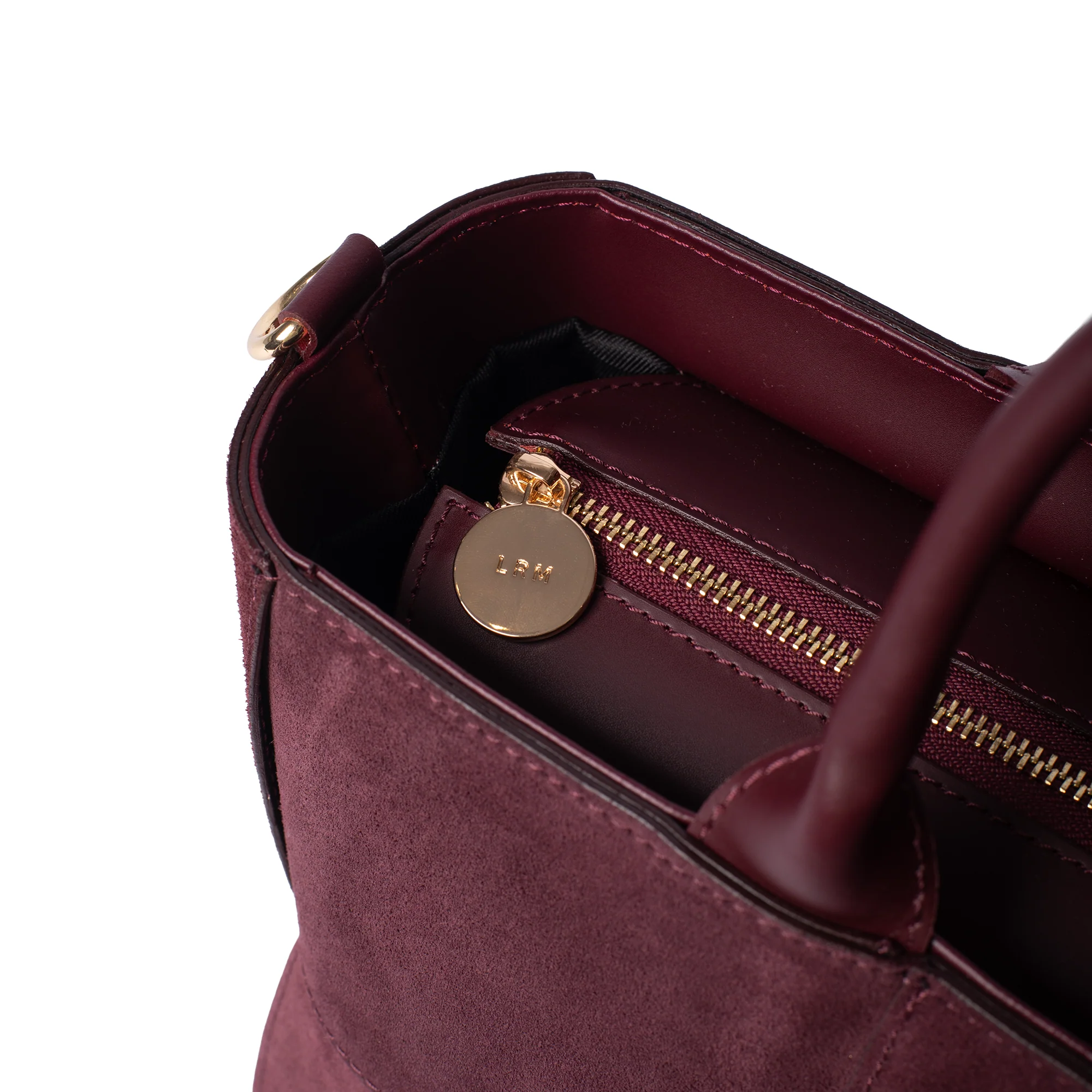 Suede Little Lettie Tote Outlet - Image 6