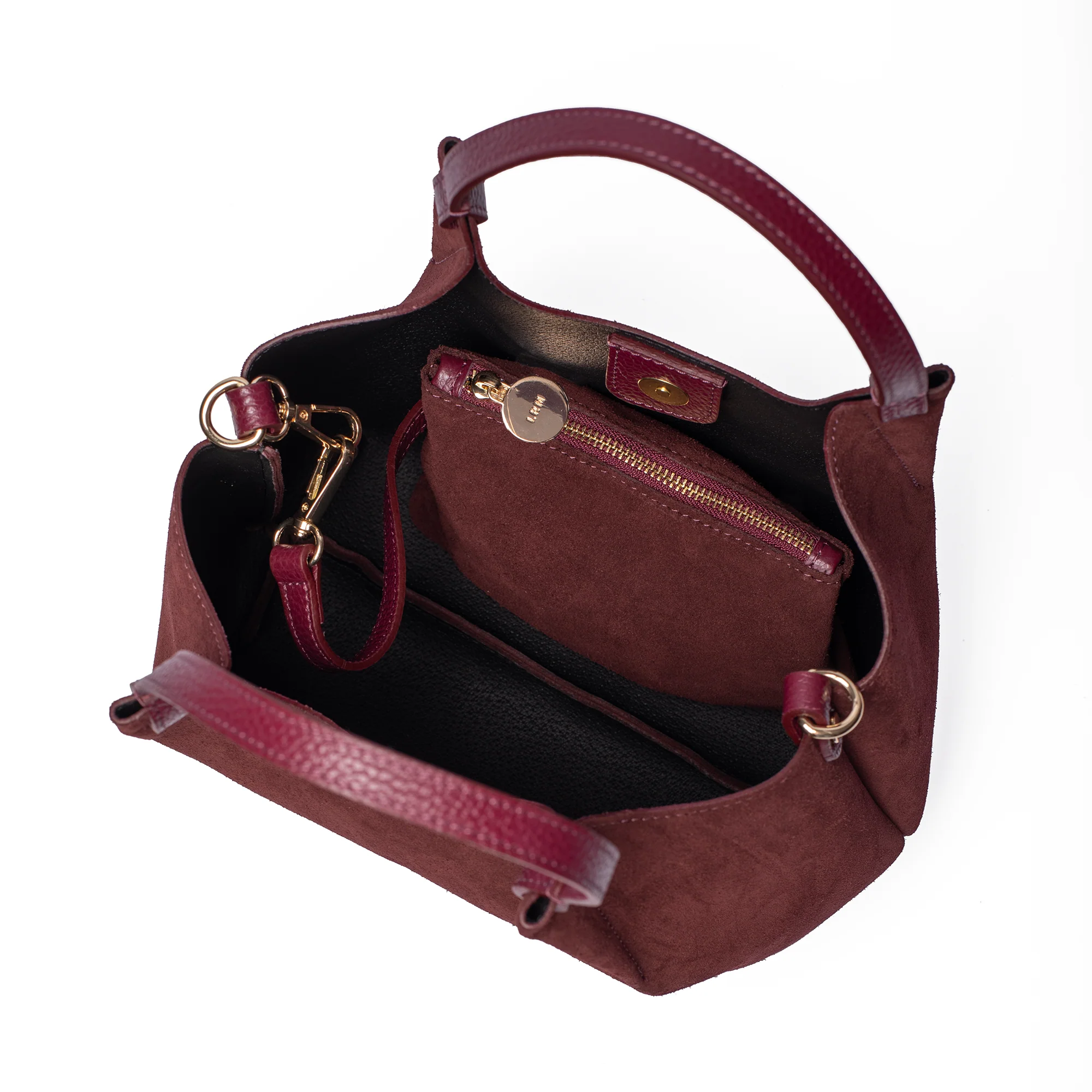 Suede Little Lily Tote Bag - Image 11