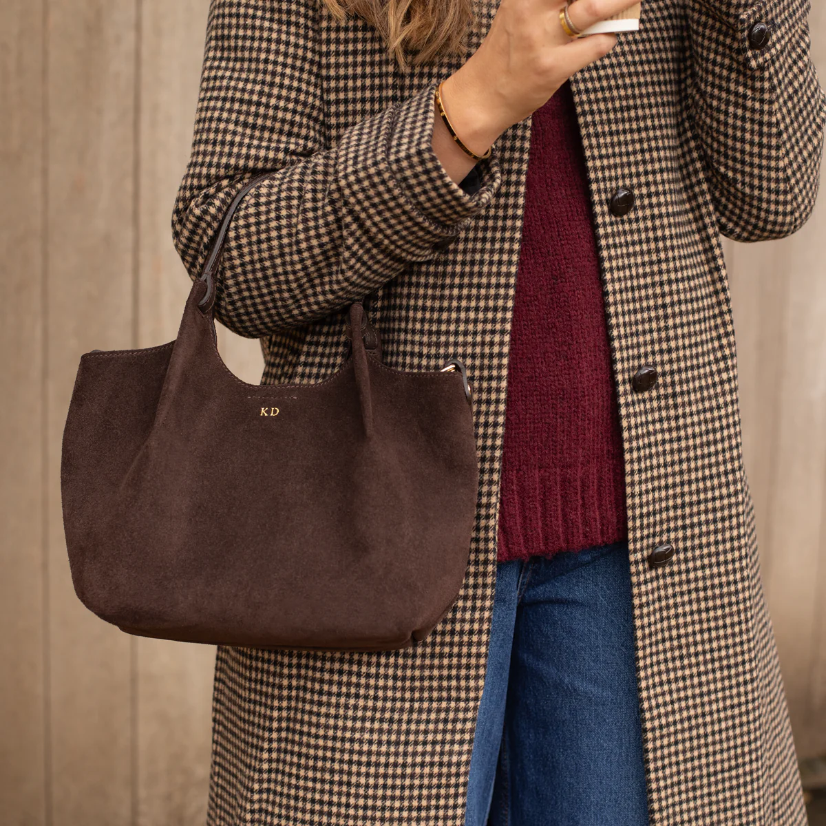 Suede Little Lily Tote Bag - Image 3