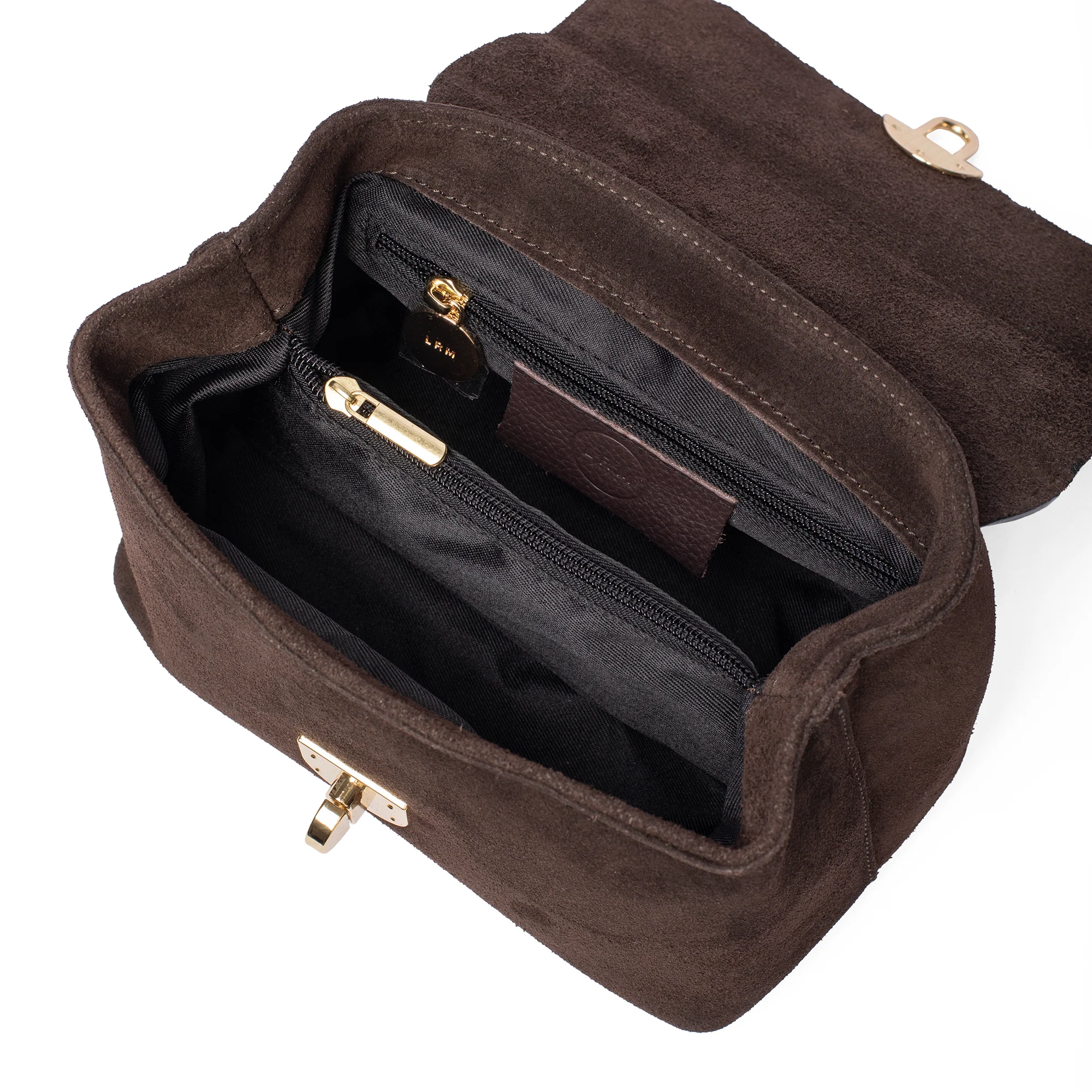 Suede Lucinda Top Handle - Image 16