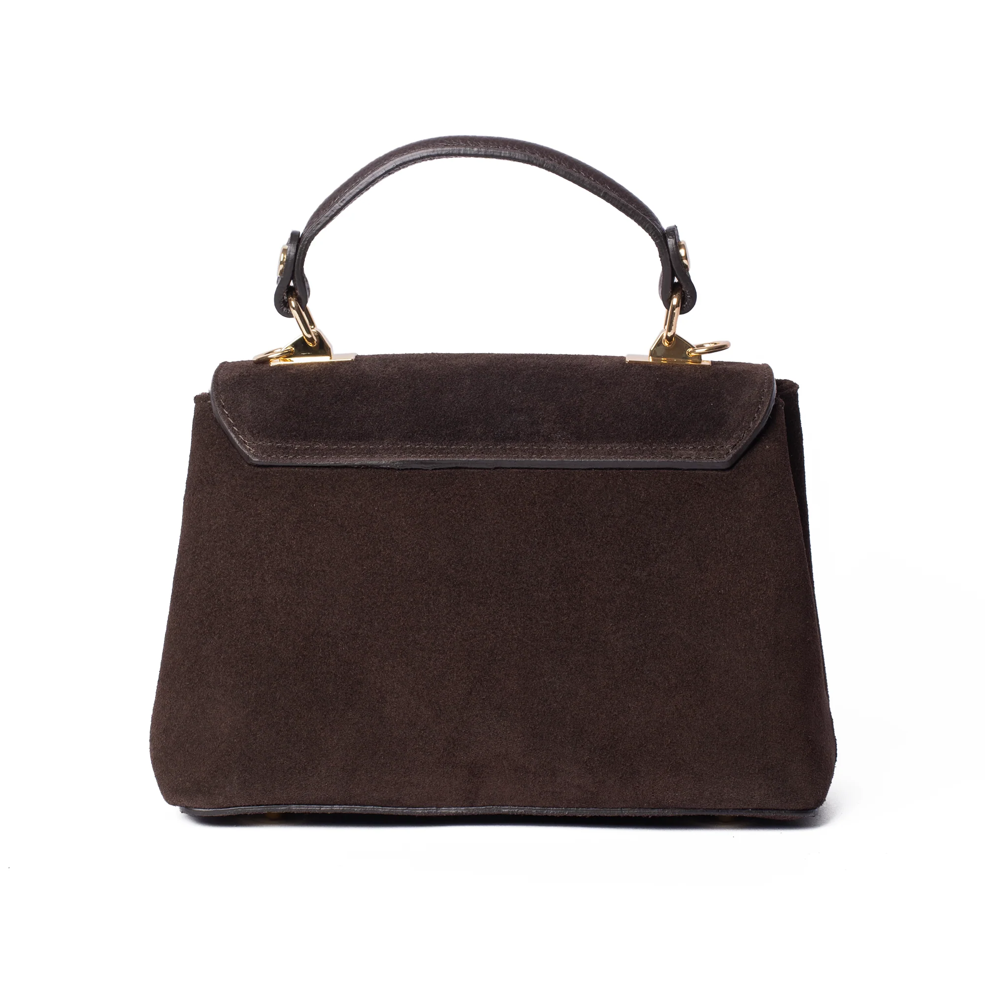 Suede Lucinda Top Handle - Image 17