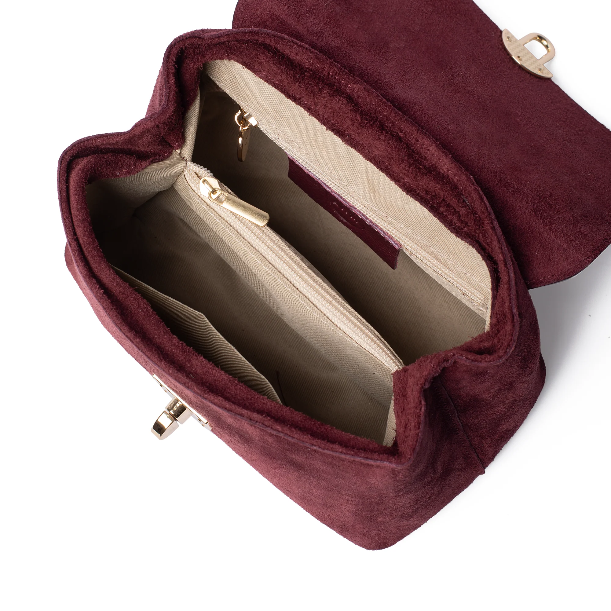 Suede Lucinda Top Handle - Image 21