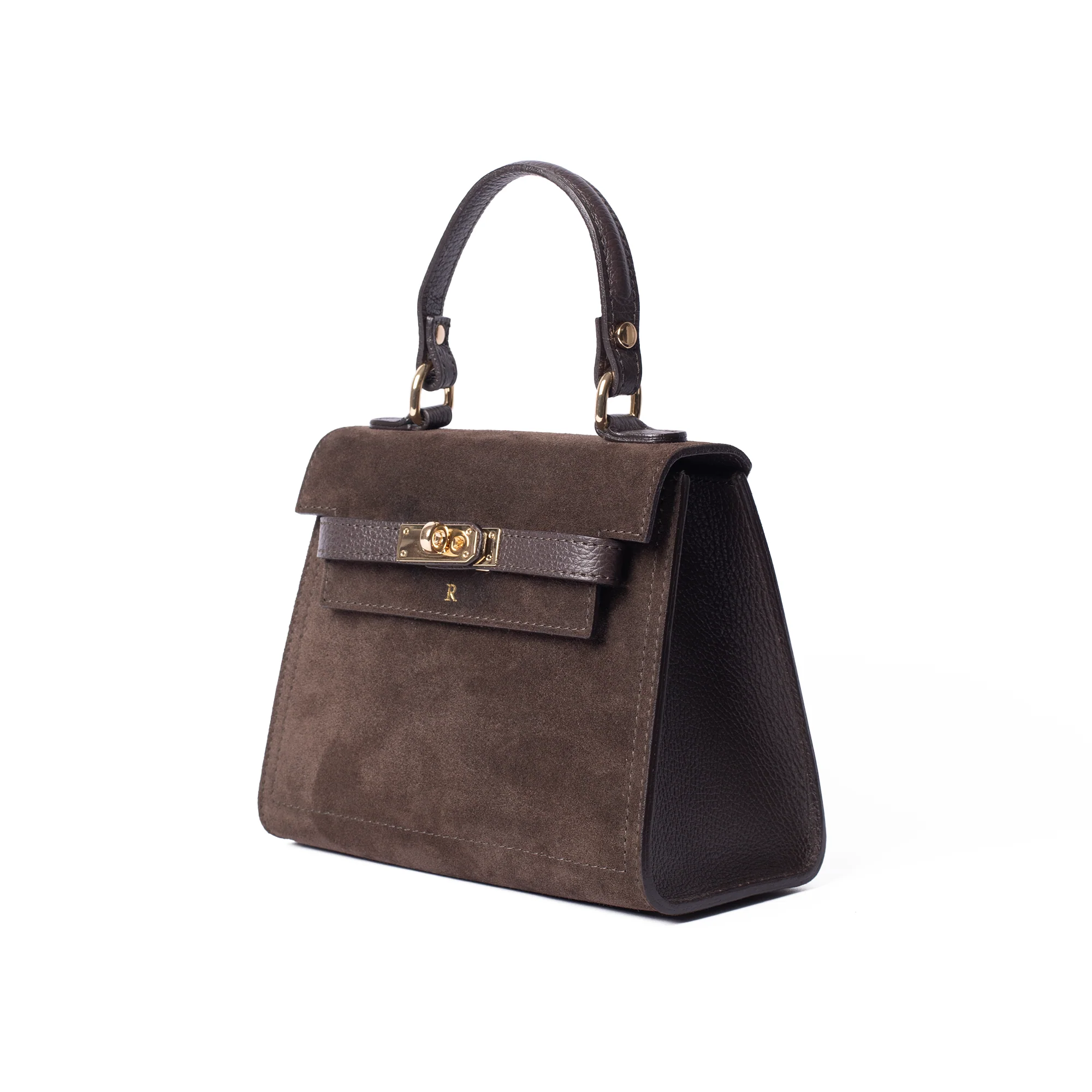 Suede Polly Top Handle - Image 5