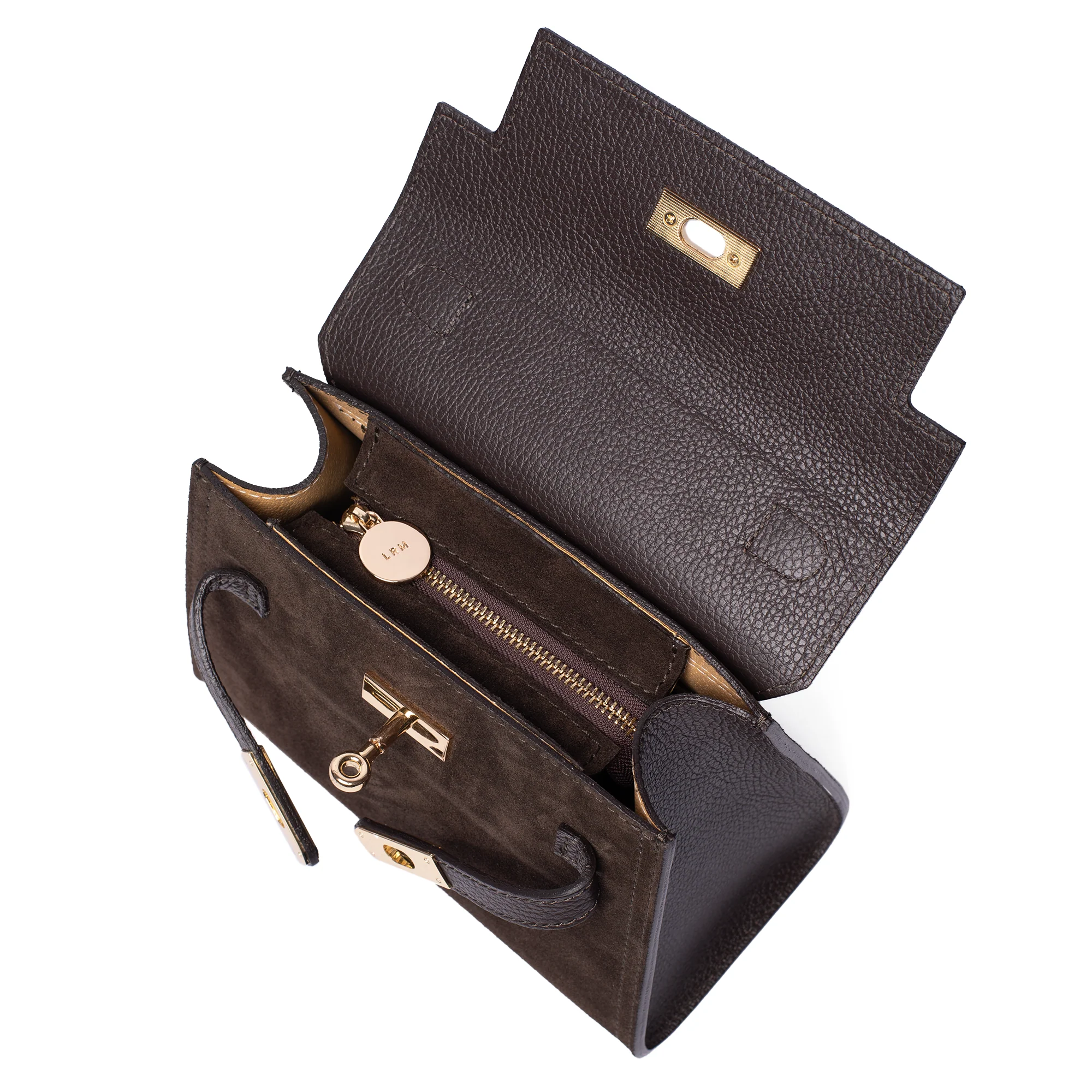 Suede Polly Top Handle - Image 6