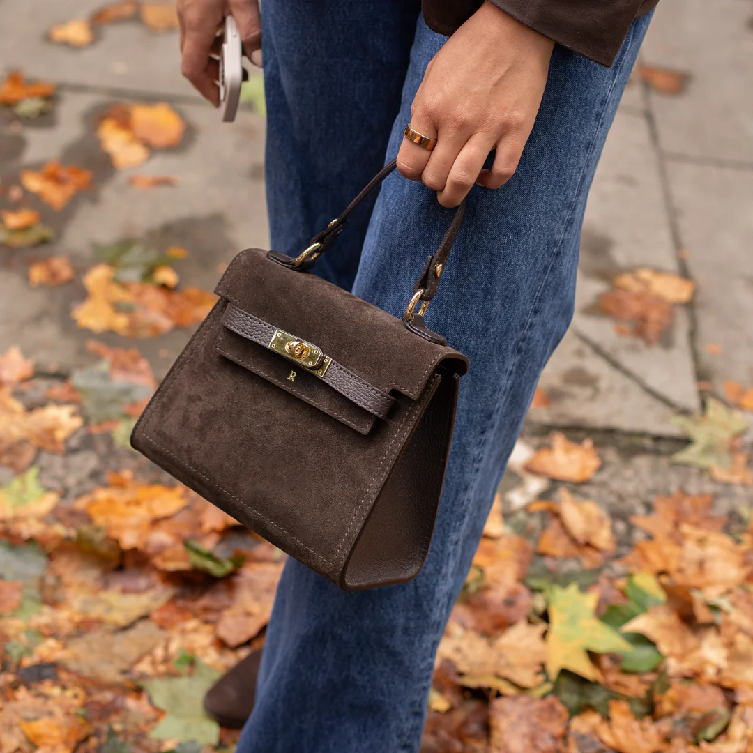 Suede Polly Top Handle - Image 8